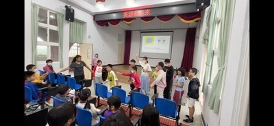 台上台下英語互動遊戲